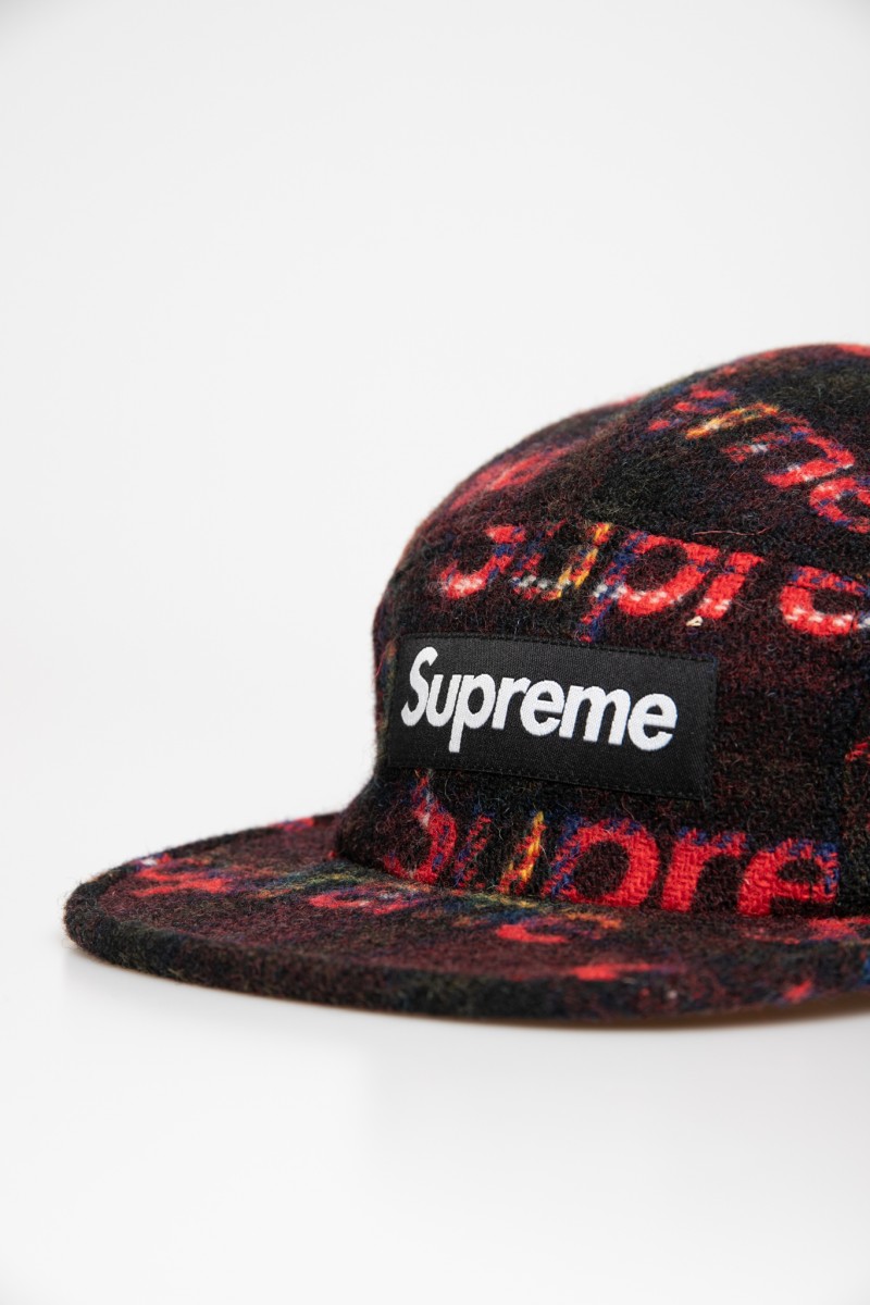 Supreme - Supreme Harris Tweed Camp Cap Red Plaidの+spbgp44.ru