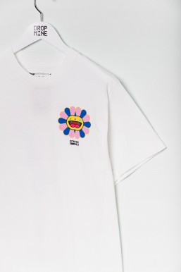 Takashi Murakami ComplexCon x LA Lakers M&N Drip Tee WhiteTakashi