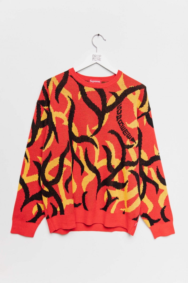 SUPREME TRIBAL CAMO SWEATER